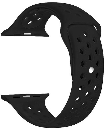 4wrist Silikonový řemínek pro Apple Watch - Černá Černá 38 40 41 mm