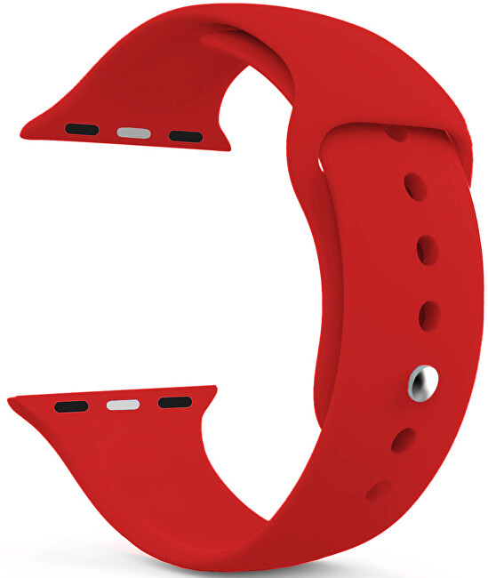 4wrist Silikonový řemínek pro Apple Watch - Červený 38 40 41 mm - S M