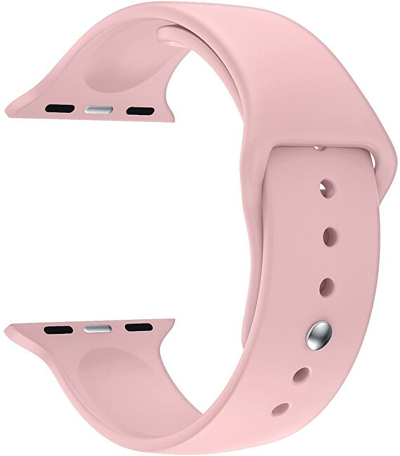 4wrist Silikonový řemínek pro Apple Watch - Růžový 38 40 41 mm - S M