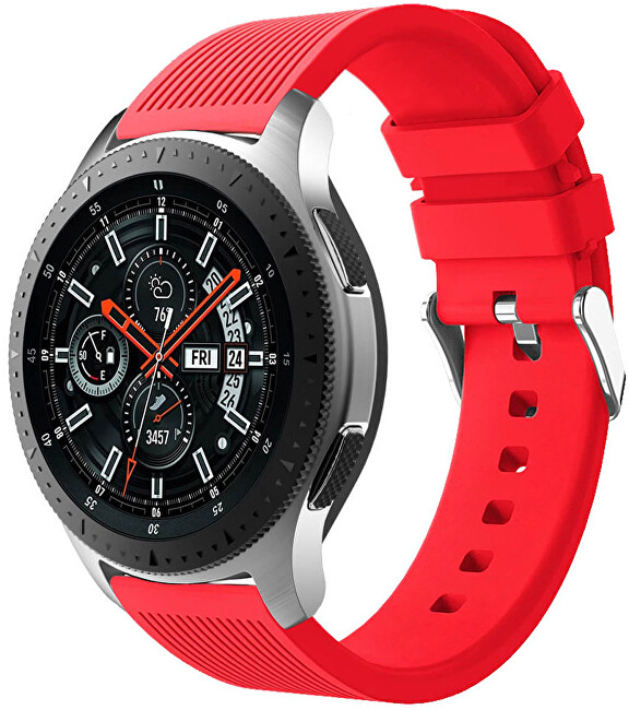 4wrist Silikonový řemínek pro Samsung Galaxy Watch - Červený 20 mm