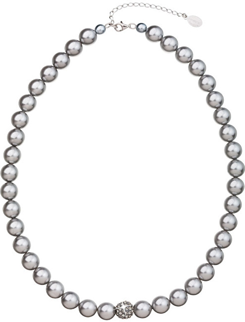 Evolution Group Perlový náhrdelník 32011.3 light grey
