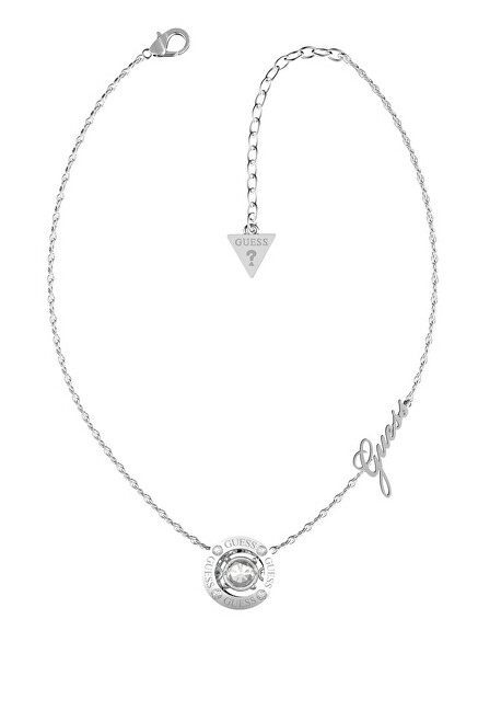 Guess Elegantný oceľový náhrdelník Solitaire JUBN01459JWRHT U