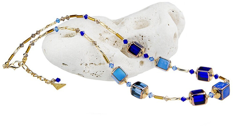 Lampglas Výnimočný dámsky náhrdelník Ice Queen z perál Lampglas NCU15