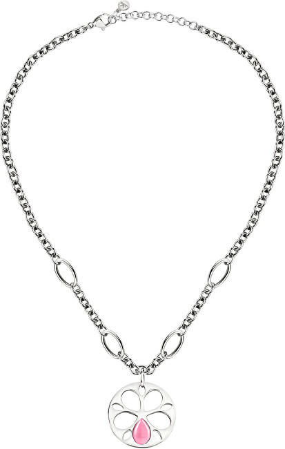 Morellato Oceľový náhrdelník s mačacím okom Fiore SATE07
