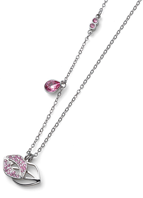 Oliver Weber Štýlový náhrdelník s kryštálmi Swarovski Kiss Rose 12151