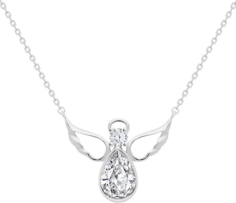 Preciosa Strieborný náhrdelník Angelic Faith 5292 00 (retiazka, prívesok) 40 cm