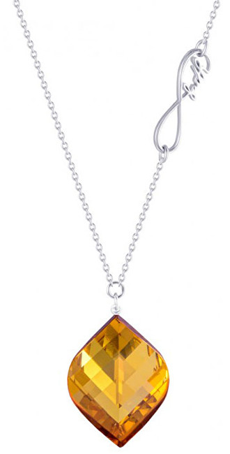 Preciosa Strieborný náhrdelník s kryštálom Faith 6025 61