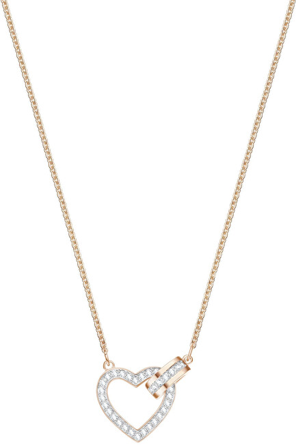 Swarovski Štýlový náhrdelník so srdiečkom Lovely 5368540