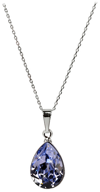 Troli Oslnivý náhrdelník Pear Provence Lavender