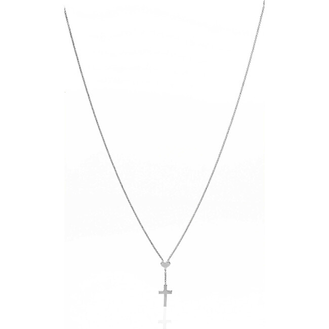 Amen Originálne strieborný náhrdelník Croce CLCHB