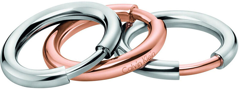 Calvin Klein Sada troch prsteňov disclose KJ5FMR2001 52 mm
