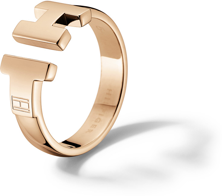 Tommy Hilfiger Luxusné bronzový prsteň z ocele TH2700862 52 mm